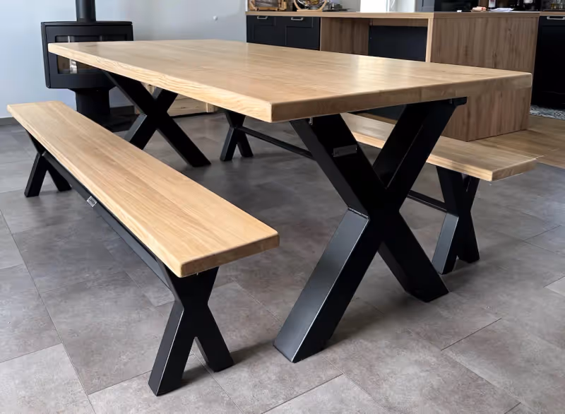 Table et bancs