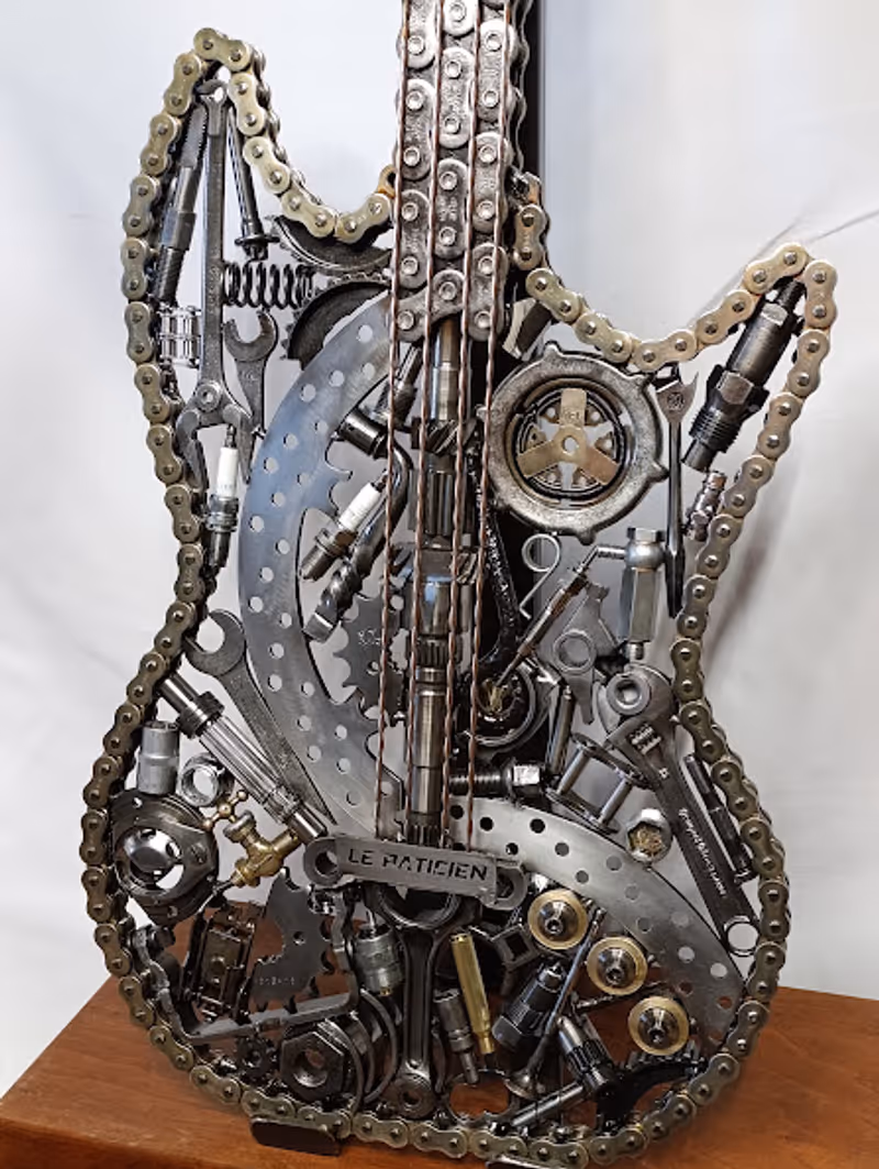 Guitare style Fender